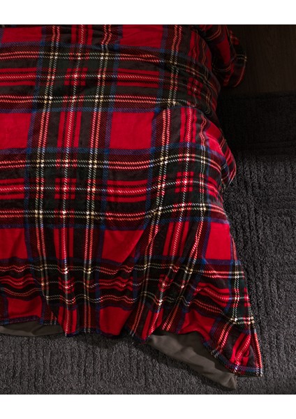 Clorel Çift Kişilik Welsoft Baskılı Battaniye - Kırmızı indirimleri