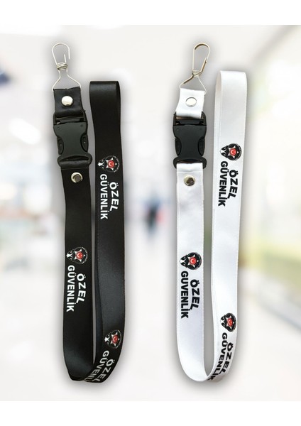 Özel Güvenlik Yaka Kartı Askısı, Güvenlik Kartları Için Yaka Kartı Askısı, 2'li