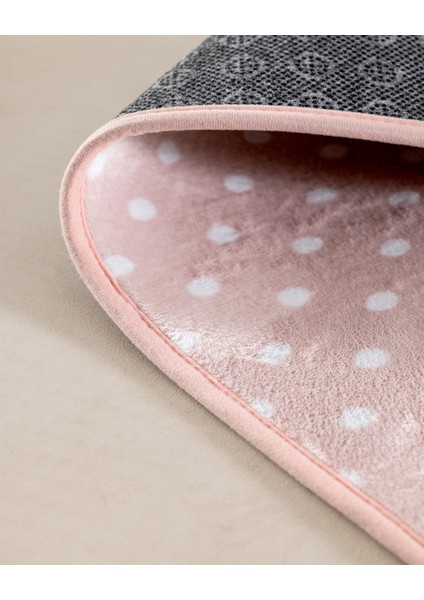 Brume Puantiyeli 2'li Banyo Paspası - Pembe fırsatları