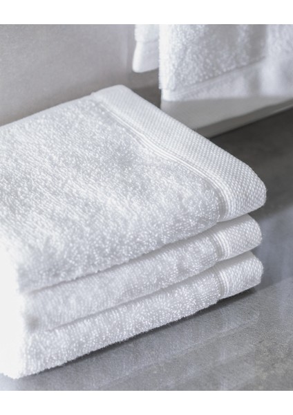 Avelia 4'lü %100 Pamuk El Havlusu - Beyaz - 30X50 cm fiyatları
