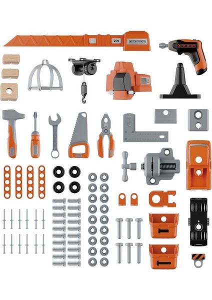 Smoby Black & Decker Vinçli Çalışma Tezgahı 360741 modelleri