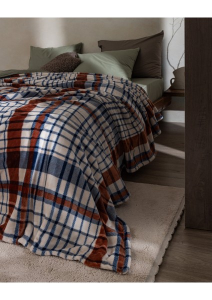 Fravonne Tek Kişilik Welsoft Baskılı Battaniye - Lacivert modelleri