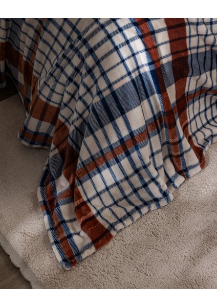 Fravonne Tek Kişilik Welsoft Baskılı Battaniye - Lacivert fırsatları