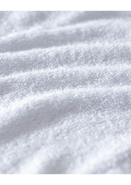 Avelia 4'lü %100 Pamuk El Havlusu - Beyaz - 30X50 cm