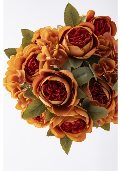 Yapay Ortancalı Şakayık Demeti Turuncu 45 cm 11 Dal indirimleri