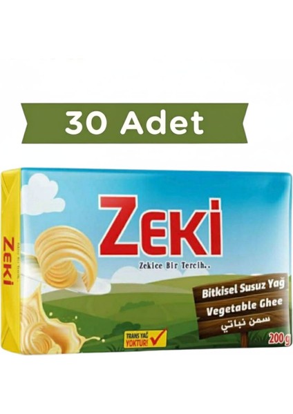 Zeki Margarin Yağ 200 gr x 30 Adet