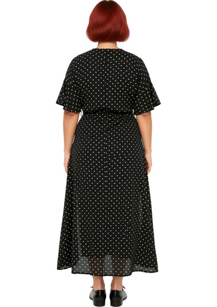 Kadınlar Için Konforlu A Line Kalıp Dokuma Viskon Maxi Elbise Kuşaklı Gömlek Yaka Tasarım Kaliteli fiyatları