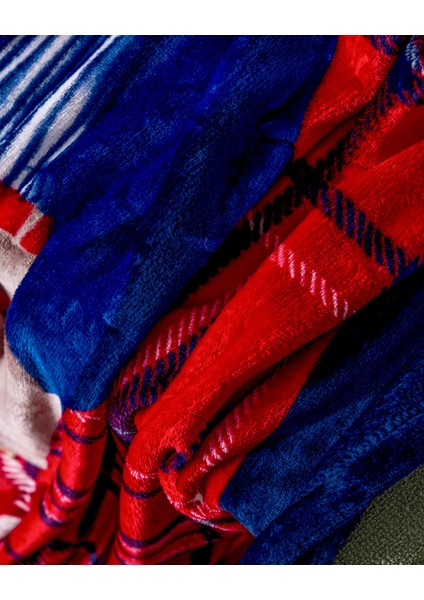 Laurez Welsoft Baskılı Tv Battaniye - Kırmızı/lacivert indirimleri