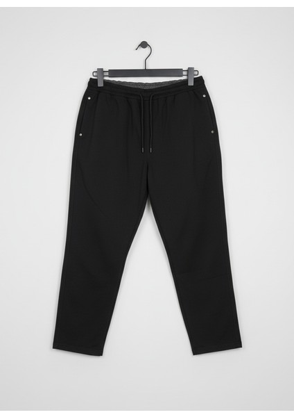 Battal Beden Eşofman Altı Boru Paça Pamuklu Erkek