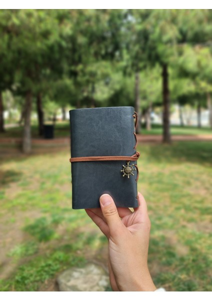 Pusula Desenli Deri Defter fiyatları