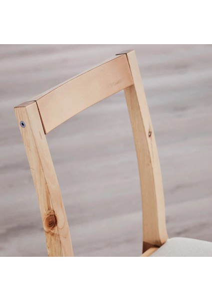 Pınntorp Mutfak Masası Takımı Açık Kahverengi Beyaz 2 Sandalyeli Katlanabilir 67 / 124 cm