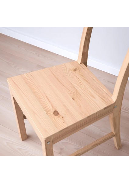 Pınntorp Mutfak Masası Takımı Açık Kahverengi Beyaz 2 Sandalyeli Katlanabilir 67 / 124 cm