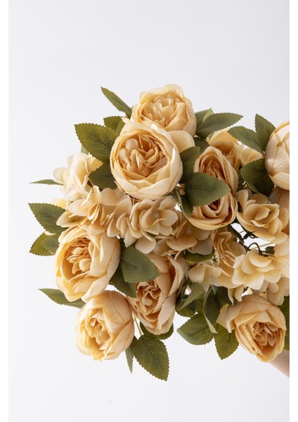 Yapay Ortancalı Şakayık Demeti Açık Somon 45 cm 11 Dal indirimleri