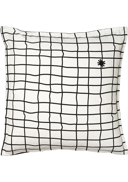 Kustfyr Kırlent Kılıfı Beyaz Siyah 50 x 50 cm fiyatları