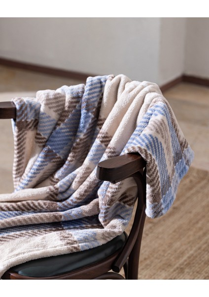 Antonin Welsoft Baskılı Tv Battaniye - Mavi/bej fırsatları