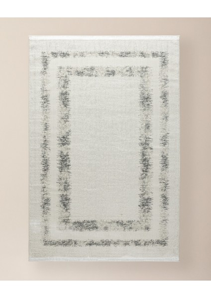 Vence Halı - Beyaz/gri - 80X300 cm