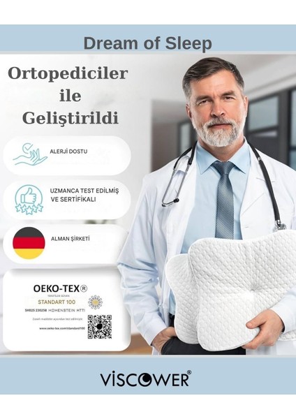 Dream Of Sleep Boyun ve Omurga Destekli Visco Yastık