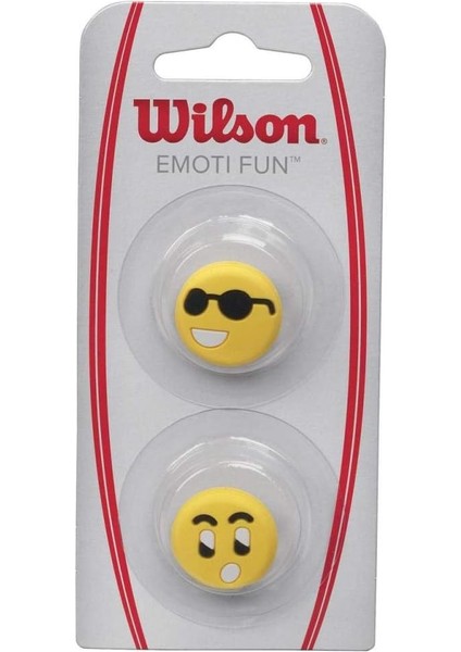 Emoti-Fun Sun Glasses/surprised Antivibrador Tenis, Unisex-Yetişkin, Sarı (Sarı), Tek Beden fiyatları