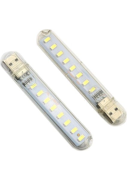 Mini USB LED Lamba 3-8-24 LED 5730 Smd Kamp Stick LED (Beyaz, 24 Led) fiyatları