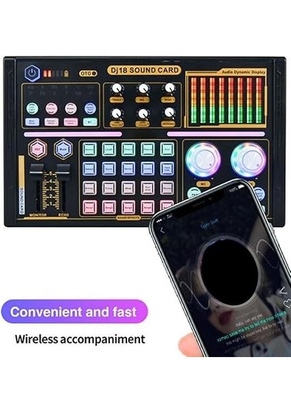 Ses Mikseri Gürültü Bastırma ile Çok Ses Efektleri, Dj'ler ve Flamalar Için Canlı Kart modelleri