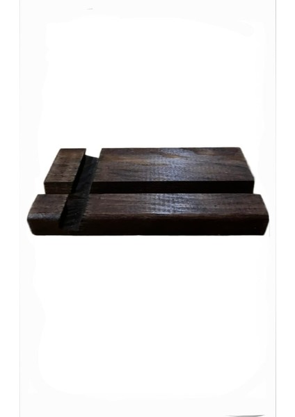 Tüm Modellere Uyumlu Masa Üstü Ahşap Telefon Standı- Tutucu