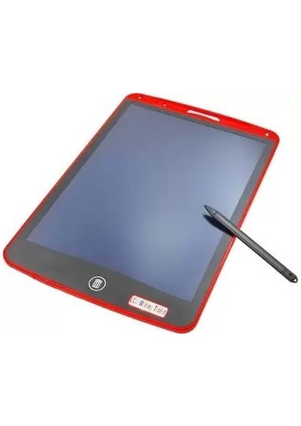 2024 LCD 8.5 Inç Grafik Yazı Çizim Tableti Kalemli Çocuk Yazı Tahtası Dijital Writting Tablet Kırmızı 1 Adet [pil Dahil]