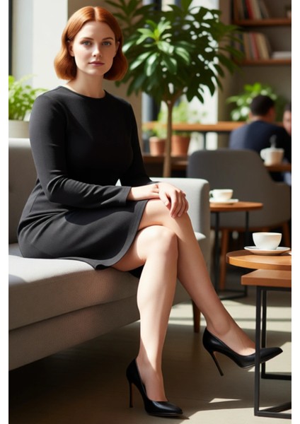 Kadınlar Için A Kesim Örme Mini Elbise Bisiklet Yaka Uzun Kollu Rahat Günlük Kış Stili Kaliteli fiyatları