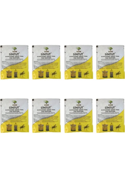 Adet 25GR Sintut Karasinek Tuzağı Için Çekici Yem | 200 Gr.