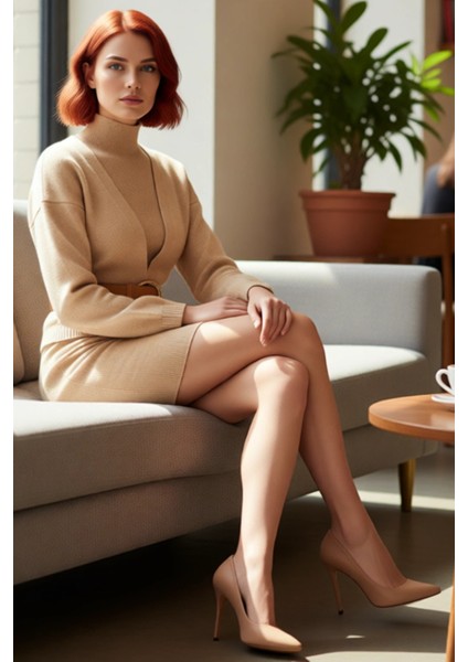 Kadınlara Özel Shift Kalıp Dik Yaka Triko Midi Elbise ve Hırka Ikili Takım Konforlu Şıklık fırsatları