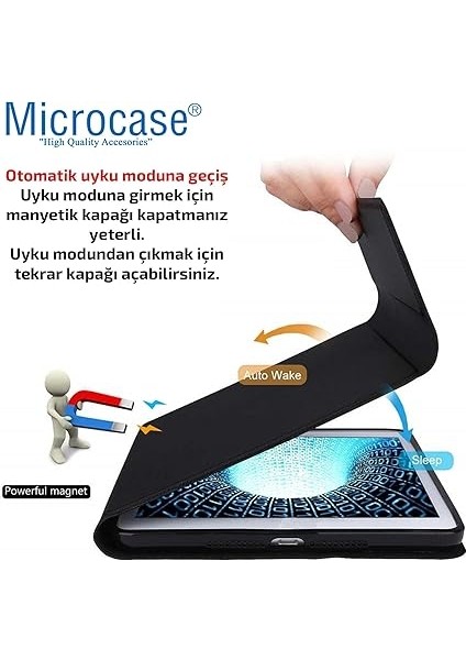 Samsung Galaxy Tab A8 SM-X200 10.5 (2021) Bluetooth Klavyeli Standlı Kılıf - Bkk1 modelleri