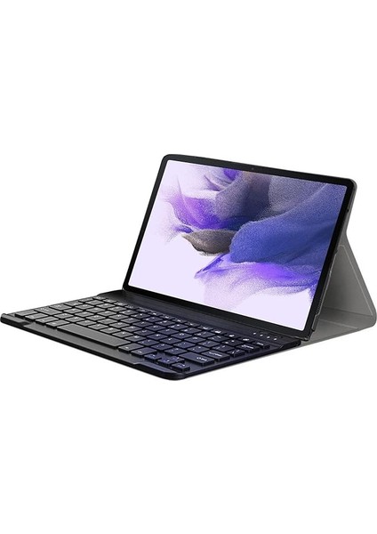 Samsung Galaxy Tab S7 Fe SM-T733 12.4 Inch Tablet Bluetooth Klavyeli Standlı Kılıf - Bkk4