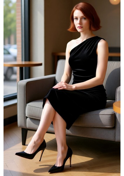 Kadınlar Için Tek Omuz Siyah Kadife Bodycon Abiye Maxi Elbise Gece Davetleri Stili Kaliteli fırsatları