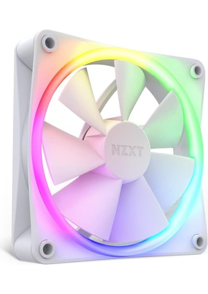 F120 Rgb Fanlar – RF-R12SF-W1 – Rgb Aydınlatma Için Gelişmiş Uyum – Çok Sessiz Soğutma – Tek (Rgb Fan ve Kontrol Cihazı Gereklidir &amp; Dahil Değildir) – 120 mm Fan – Beyaz