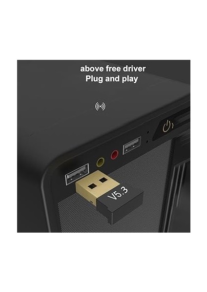 Bluetooth 5.3 USB Dongle Adaptörü, Windows 7/8.1/10/xp'yi Destekler, Pc, Dizüstü Bilgisayar, Fare, Klavye, Yazıcılar, Kulaklıklar, Oyun Kumandası Için Uygundur modelleri