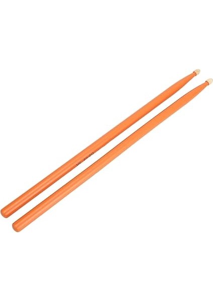 Bagetler, 5A Ahşap Hafif Ergonomik Yüksek Mukavemet 2 Çift Performans Için Yeni Başlayanlar Için Drumsticks (Turuncu ve Sarı) indirimleri