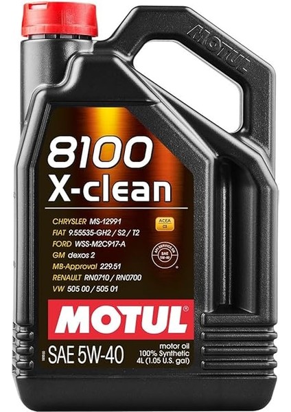 8100 X-Clean 5W40 4 Litre Motor Yagi fiyatları