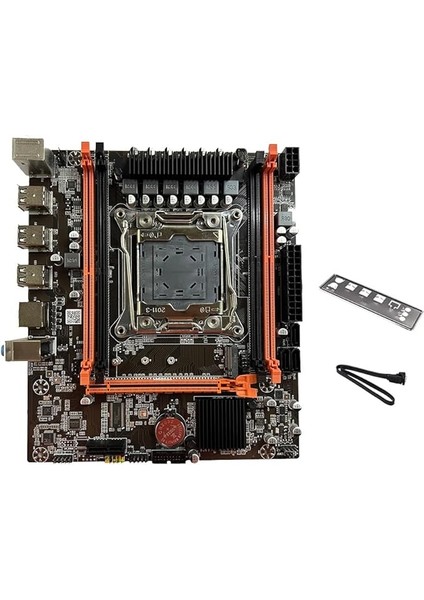 X99E Çift Kanallı Anakart 4xddr4 Ecc Ram Pcıe X16 Nvme Masaüstü Bilgisayar Için Gigabit Lan Kartı Destekler