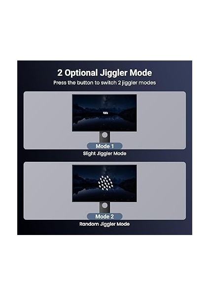 Pc ve Mouse Jiggler Için Bluetooth 5.3 Adaptörü, Masaüstü, Bilgisayar Için Bluetooth Dongle, 2 Modlu Sallanan Fare, USB Mouse Mover Uyku Modunu Önler, Windows 8.1/10/11'i Destekler indirimleri