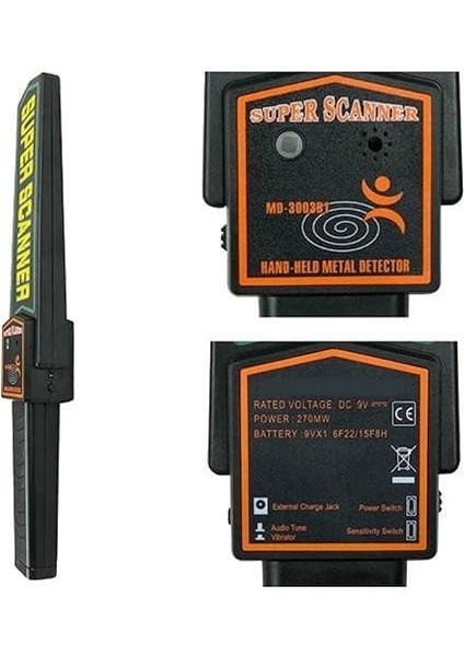 Süper Scanner Metal Üst Arama El Dedektörü fiyatları
