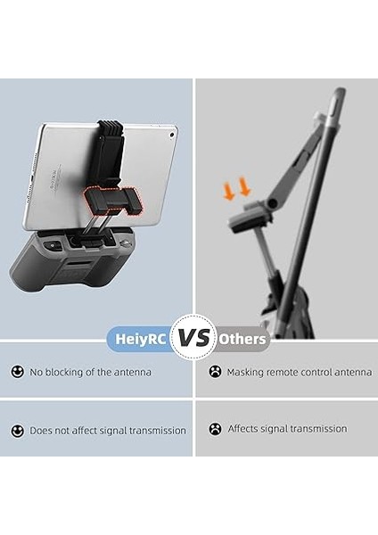 Djı Neo, Mini 4k, Mini 4 Pro, Mini 3/3 Pro, Mini 2 Se, Aır 3, Mavic 3 Pro, Mavic Air 2s Ayarlanabilir Uzaktan Kumanda iPad Mini/hava Aksesuarları Için Tablet Tutucu Montaj fırsatları