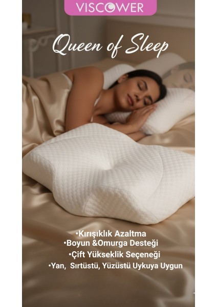 Queen Of Sleep Boyun Destekli Güzellik Yastığı