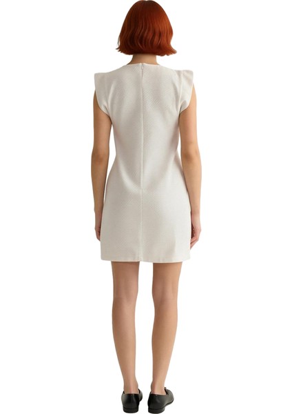 Kadın Tüvit Dokuma Bisiklet Yaka Kolsuz A Kesim Kısa Elbise Ilkbahar Sonbahar Şıklığı Kaliteli fiyatları