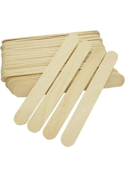 400 Adet Abeslang Geniş Dil Çubuğu Ahşap Büyük Dondurma Dil Basma Çubuğu