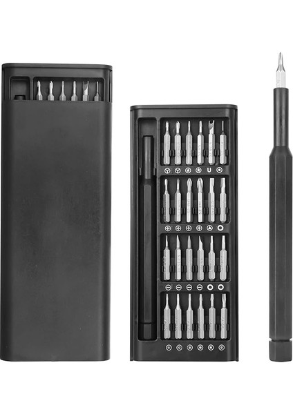 Hassas Mühendis Tornavida Seti, 24 Bit ile 24 In 1 Mini Tornavida Seti, Akıllı Telefon, Oyun Konsolu, Tablet, Gözlük, Saat Için Taşınabilir Kutulu Manyetik Hassas Tornavida Seti