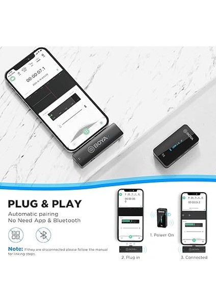 By-Xm6-S3 Kablosuz Yaka Mikrofonu - Lightning fiyatları