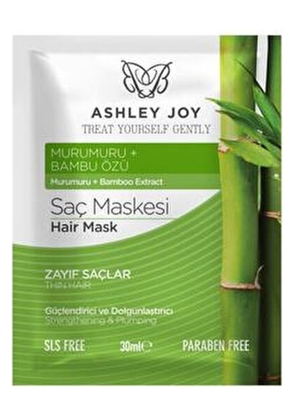 Saç Maskesi Murumuru ve Bambu Özlü Besleyici Etki 30 ml Tüm Saç Tipleri İçin modelleri
