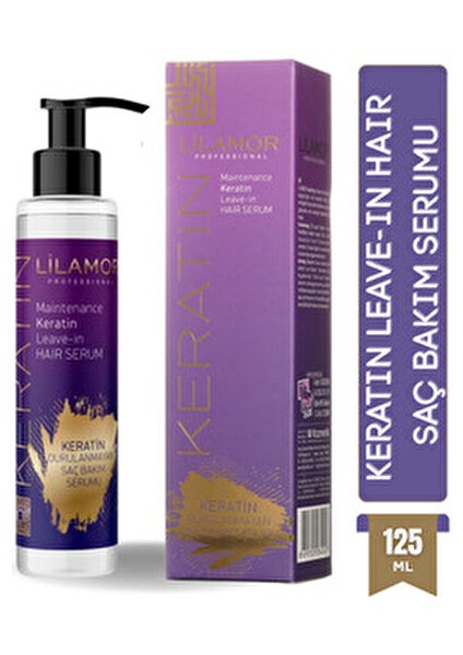 Keratinli Durulanmayan Saç Bakım Serumu Parlak ve Hacimli Saçlar İçin 125 ml fiyatları
