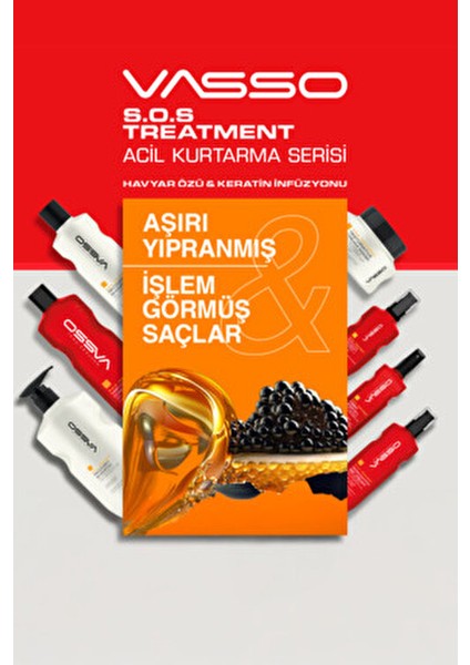 Keratinli Durulanmayan Krem Cansız Saçlar İçin Acil Kurtarma 175 ml