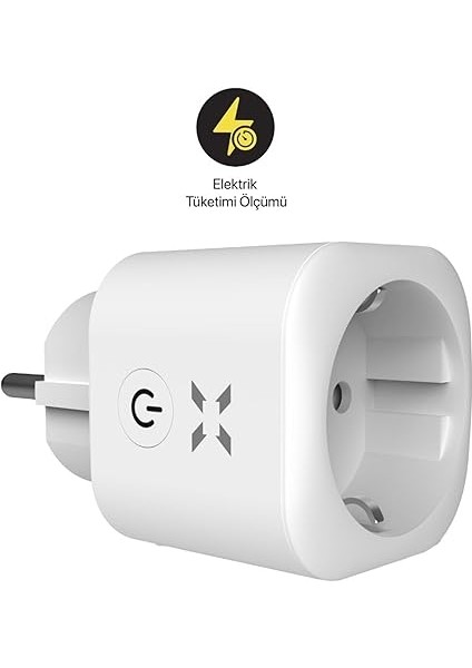 Smart Akım Korumalı Mobil Uygulama ile Uzaktan Kontrol Edilebilen Enerji Ölçümlü Zaman Ayarlı Akıllı Wi-Fi/bluetooth Priz 3 Adet (16 A) X7010 modelleri