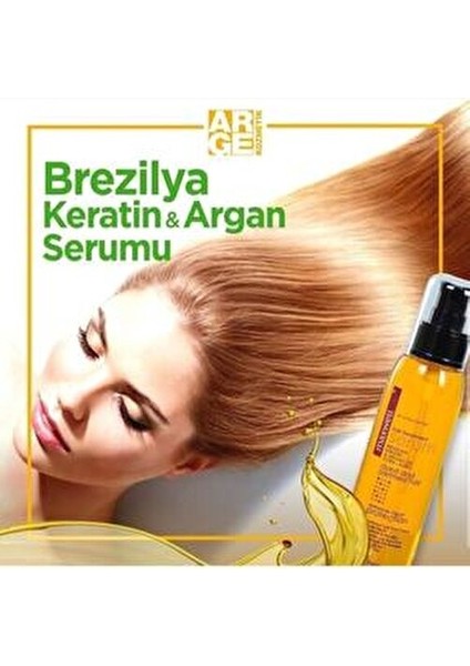 Saç Bakım Serumu Kırık Saçlar İçin Canlandırıcı Etki 120 ml Argan Yağı ile indirimleri